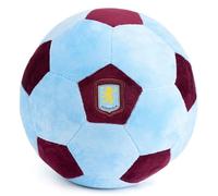 Aston Villa Plush Football Officially Licensed - 22 cm Soft Toy Pillow - Fluffy Stuffed Football Ideal for Kids and Adults - Perfect Sports Gift for Villans