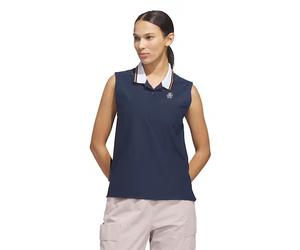 Aston Villa x adidas Golf Beyond The Course Twistknit Polo Shirt - Navy - Womens