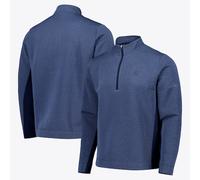Aston Villa x adidas Golf Ultimate365 DWR Textured Quarter Zip Pullover - Navy