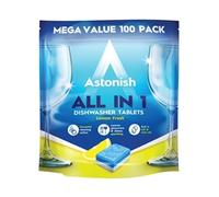 Astonish Lemon Fresh All-In-1 Dishwasher Tablets, 100W