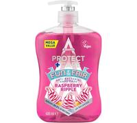 Astonish Anti-Bacterial Handwash Protect & Care Soothing Moisturiser with Vitamin E 600ml (pack of 2, Raspberry rippal 600ml)