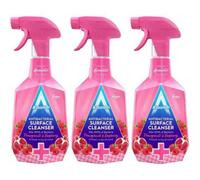 Astonish Antibacterial Surface Cleanser Pomegranate & Raspberry 750Ml X 3