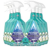 Astonish Bathroom Cleaner 750ml Pack of 12 - Powerful Limescale, Soap Scum & Dirt Remover - Fresh Scent Spray - Non-Toxic, Vegan, Cruelty-Free - Bathroom & Shower Cleaner