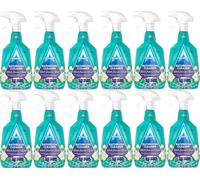 Astonish Bathroom Cleaner Spray, White Jasmine & Basil, 750ml, Pack of 12