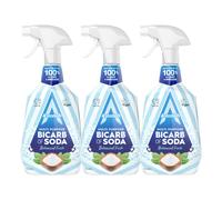 Astonish Bicarbonate of Soda Trigger Spray for Streak-Free Cleaning, Multi-Purpose, Plant-Based, Botanical Fresh Fragrance, Vegan and Cruelty-Free, 3