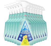 Astonish Citrus Cleaning Vinegar, Multi-Purpose Limescale Remover Spray, Degreaser, Natural Fresh Surface Cleaner for Kitchen, Bathroom, Glass, Home, 750ml Pack of 12