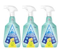 Astonish Cleaning Vinegar 750ml Citrus - X3, Powerful Multi-Purpose Limescale Remover & Degreaser, Natural Fresh Citrus Scent Surface Cleaner for Kitchen, Bathroom, Glass & Home Cleaning