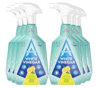 Astonish Cleaning Vinegar Spray 750ml Pack of 6 - Citrus Scent - Multi-Purpose Household Cleaner for Limescale, Windows, Kitchens, Bathrooms, Surfaces, Eco-Friendly, Powerful Degreaser