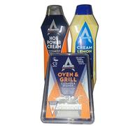 Astonish Complete Kitchen Cleaning Bundle - 3 Piece Oven, Hob & Grill Cleaner Set with Sponge