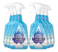 Astonish Daily Shower Shine Spray 750ml Pack of 6 Bathroom Cleaner to Prevent Limescale, Watermarks & Soap Scum - Streak-Free Shine for Glass, Tiles, Chrome, Mirrors & Screens
