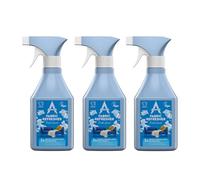 Astonish Fabric Refresher for Freshening Clothes and Fabrics - Crisp Fresh Linen Scent - Eliminates Odours - Suitable for Curtains, Carpets, Cushions - Multipack 3 x 550ml