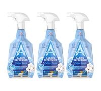 Astonish Fabric Refresher Spray for Freshening Clothes Curtains Carpets and Fabrics Cotton Fresh Scent 3 x 750ml