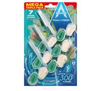 Astonish Foam and Fresh Toilet Rim Blocks Eucalyptus - 3 Pack