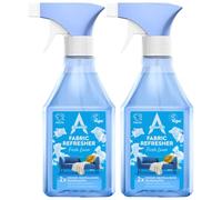 Astonish Fresh Linen Fabric Refresher 550mlx2 Trigger Spray Long Lasting Fresh Fragrance Safe Fabric Spray for Home, Pets, Sofas, Carpets & Clothes 2X Odour Neutralising Technology