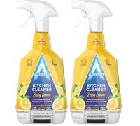 Astonish Kitchen Cleaner, Vegan And Cruelty Free And Blended With Natural Oils, 750ml, Zesty Lemon (Pack of 2)