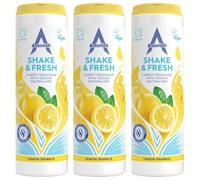 Astonish Lemon Sparkle Carpet Freshener 350g x3 Shake & Fresh with Odour Neutraliser Long Lasting Fragrance Carpet Deodoriser Eliminates Pet, Fresh Scent Home Carpet Cleaner Smoke & Damp Smells