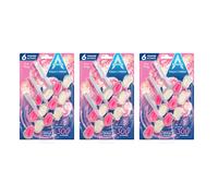 Astonish Mighty Toilet Bowl Foam & Fresh Blocks - Deep Cleaning Foam Action - Helps Combat Limescale and Removes Stains - Pink Peony Scent