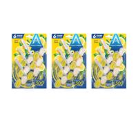 Astonish Mighty Toilet Bowl Foam & Fresh Blocks - Deep Cleaning Foam Action - Helps Combat Limescale and Removes Stains - Lemon Splash Scent
