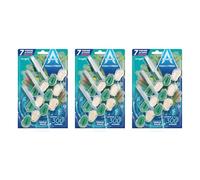 Astonish Mighty Toilet Bowl Foam & Fresh Blocks - Deep Cleaning Foam Action - Helps Combat Limescale and Removes Stains - Eucalyptus Scent - Multipack 3 x 3 Blocks