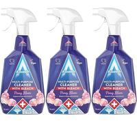 Astonish Multi-Purpose Cleaner Spray with Bleach, Peony Blossom, 750ml, Pack of 3