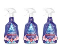 Astonish Multi-Purpose Cleaner With Bleach Spray, Peony Blossom, 750Ml (Pack Of 3)