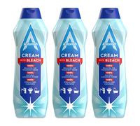 Astonish Multi-Purpose Cream Cleaner with Bleach, 3 x 500ml