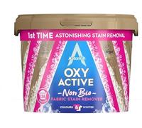 Astonish Oxy Active Non Bio Fabric Stain Remover 3kg - Powerful Laundry Stain Remover Powder, Colour Safe Oxygen Cleaner for Whites & Colours