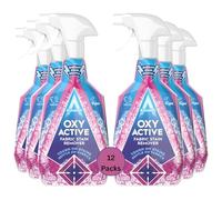 Astonish Oxy Active Stain Remover Trigger 750ml X12 Pack - Powerful Multi-Purpose Cleaner for Tough Stains, Laundry & Household Cleaning