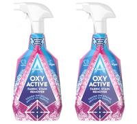 Astonish Oxy Active Stain Remover Trigger Spray 750ml X2 | Powerful Fabric & Laundry Cleaner | Removes Tough Stains, Brightens Colours, Odour Elimination, Safe for Whites & Colours