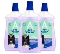 Astonish Pet Fresh Floor Cleaner 1L x3 Eliminates Pet Odours & Stains Hygienic Multi-Surface Hard Floor Cleaner Fresh Fragrance, Safe Around Pets, Long Lasting Cleaning Power
