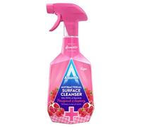 Astonish Pomegranate & Raspberry Scent Anti-Bacterial Surface Cleanser Spray 750ml Special Aromatic Edition Multi-Purpose Powerful Household Cleaner for Kitchen, Bathroom & All Surfaces Pink
