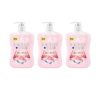 Astonish Protect and Care Kind to Skin Moisturising Anti-Bacterial Hand Wash Soap, Peony Bloom, 3 x 600ml