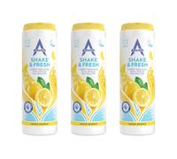 Astonish Shake & Fresh Carpet Freshener, Eliminates Odours, Lemon Sparkle, 3 x 350g