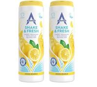 Astonish Shake & Fresh Carpet Freshener, Eliminates Odours, Lemon Sparkle, 350g (Pack of 2)