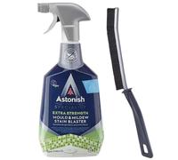 Astonish Specialist Extra Strength Mould & Mildew Stain Blaster Spray, for Fast Mould Removal, 750ml. Paired with Crevice cleaning brush for those hard to reach places