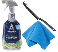 Astonish Specialist Extra Strength Spray Set - Includes | Mould And Mildew 750ml | Crevice Cleaning Brush | Northernscape Microfibre Cloth Assorted | Fast Mould Removal |