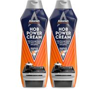 Astonish Specialist Hob Cream Cleaner, for Tough Burnt on Stains, Protective Coat, Zesty Lemon Scent, 500ml (Pack of 2)
