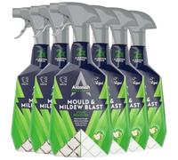Astonish Specialist Mould & Mildew Blast Stain Remover Spray 750mlx6 Apple Burst Scent, Powerful Bathroom Cleaner for Tiles, Grout, Shower & Walls, Removes Tough Black Mould, Mildew & Soap Scum, Vegan