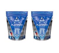 Astonish Specialist Platinum All In 1 Powerful Cleaning Dishwasher Capsules - Shifts Dried On Grease - No Pre-Rinse - Expert Shine - Built-in Salt and Rinse Aid - Lemon Fragrance - Multipack 2