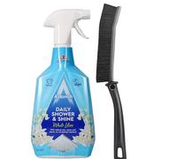 Astonish Stain Blaster Spray 750ml + Parahon Cleaning Brush | Extra Strength Fast Mould Remover & Preventer for Walls, Tiles, Grout, Bath & Shower (White Lilies + Crevice Brush)