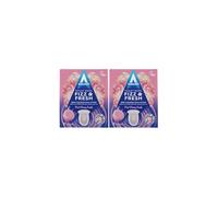 Astonish Toilet Bowl Fizz Fresh Tablets Deep Cleaning Foam Action Removes Limescale Calcium Rust 8 Tablets Pink Peony Fresh Pack of 2