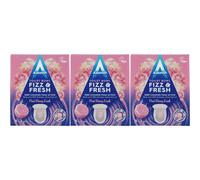 Astonish Toilet Bowl Fizz & Fresh Tabs Pink Peony Fresh, 8 Tablets (Pack Of 3)