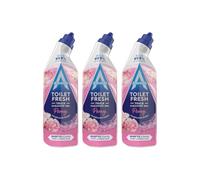 Astonish Toilet Fresh Gel - Removes 99.9% Bacteria - Removes & Prevents Limescale - Long-Lasting Fresh Fragrance - Peony Scented - Multipack of 3 x 750ml