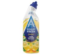 Astonish Toilet Fresh - Lemon - Long Lasting Fragrance - Kills 99.9% Bacteria - 360 Degree - Easy Cleaning - Prevent Limescale Buildup - Fast Working - Cruelty Free - Vegan -750ML