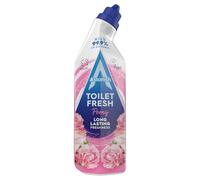 Astonish Toilet Gel Pink Peony 750ml - Powerful Toilet Bowl Cleaner, Removes Limescale & Stains, Long-Lasting Fresh Floral Scent, Deep Cleaning Toilet Gel for Hygiene & Shine, Eco-Friendly Formula