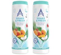 Astonish Tropical Breeze Shake & Fresh 350g Carpet Freshener with Odour Neutraliser Long Lasting Fragrance Carpet Deodoriser Eliminates Pet, Smoke & Damp Smells, Fresh Scent Home Carpet Cleaner x2