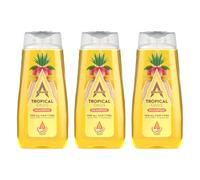 Astonish Tropical Shampoo with Pro-Vitamin B5, 3 x 400ml, Orange