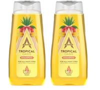 Astonish Tropical Shampoo with Pro-Vitamin B5, 400ml (Pack of 2)