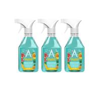 Astonish Vegan Disinfectant Spray- Ready to Use- Virus and Germ Killing- Linen Fresh- 3 x 550ml