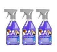 Astonish Vegan Disinfectant Spray, Ready to Use, Virus and Germ Killing, Morning Dew Purple 3 x 550ml